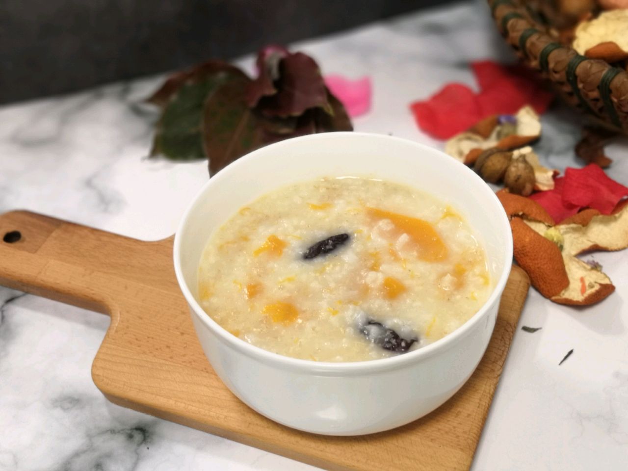 南瓜燕麦红枣粥