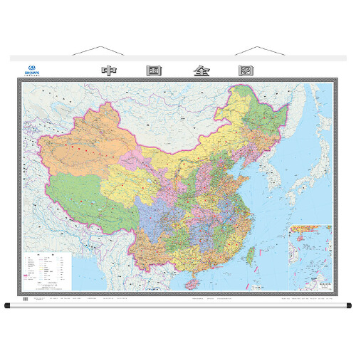  p>《中国全图(480四全膜图)》是2019年中国地图出版社出版的图书