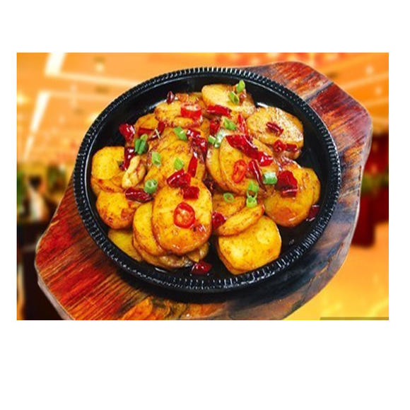  p> a href="#" data-lemmaid="8227856">铁板孜然土豆片 /a>这道菜