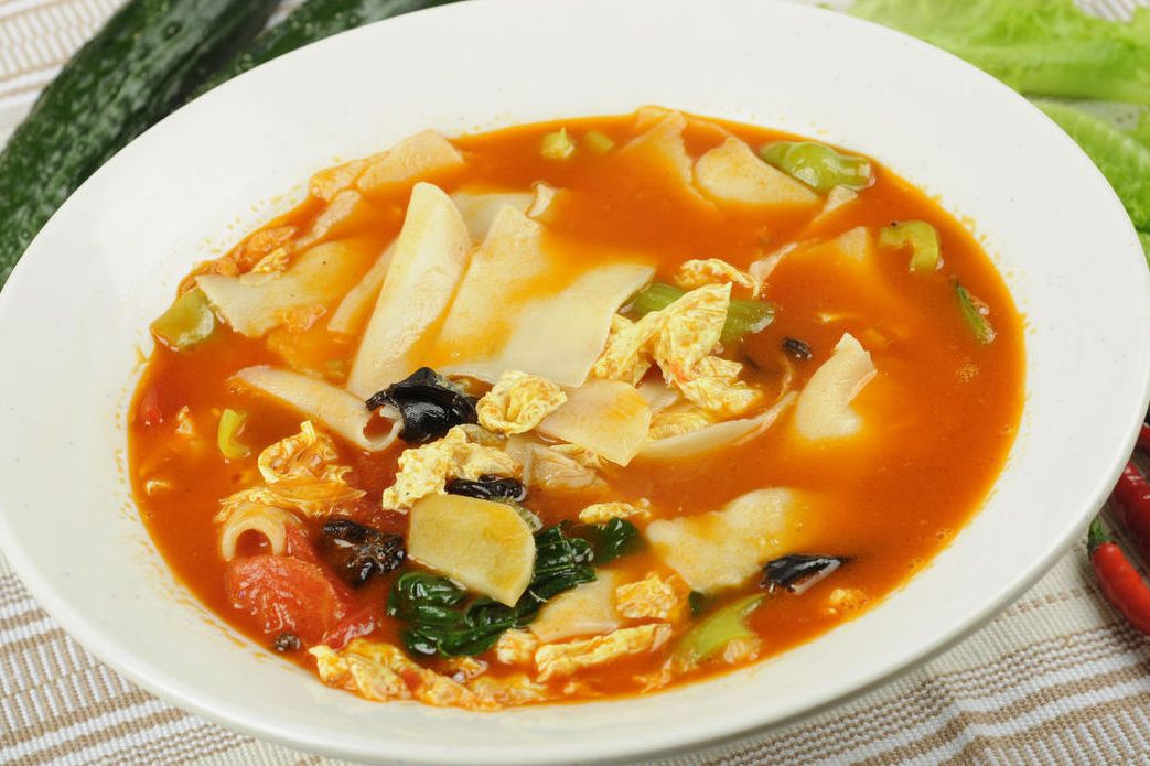 西红柿鸡蛋烩面皮