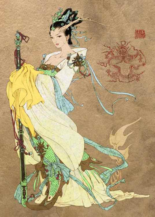 龙女（神话传说人物）_百度百科