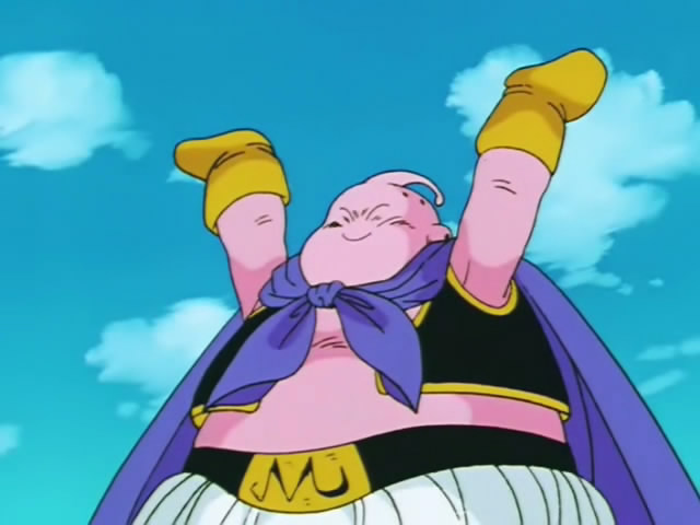 魔人布欧(恶)悟天克斯吸收