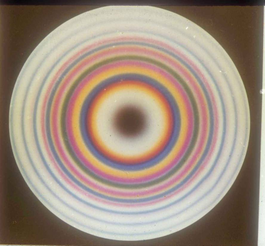 在光学上,牛顿环是一个薄膜干涉现象