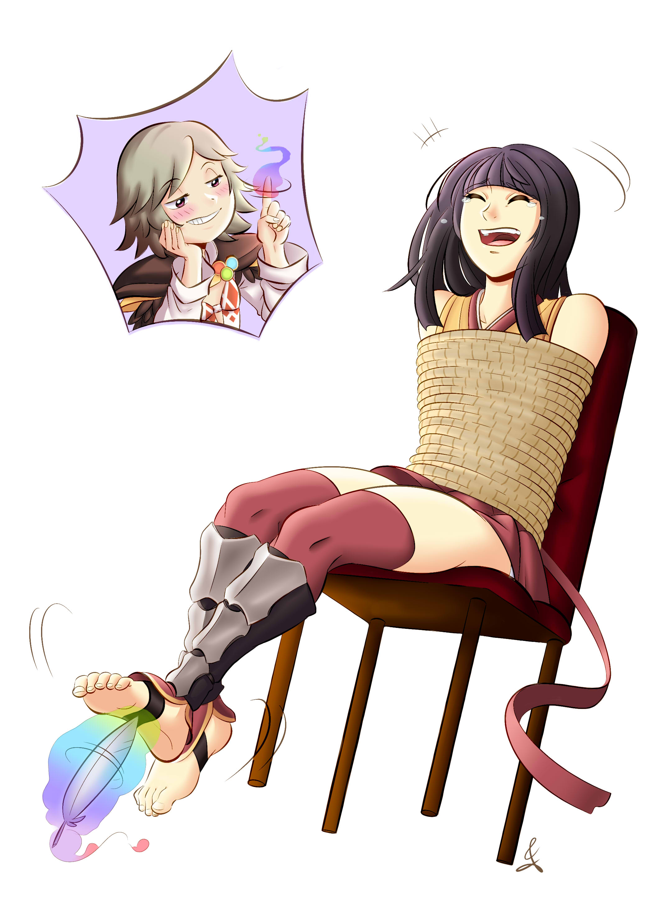 " data-lemmaid="1240150">满语 /a> gejihesembi,意为在别人身上抓挠