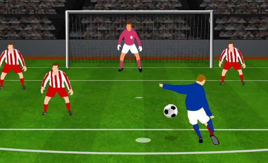  p>凌空射门大挑战是一款足球小游戏 /p>