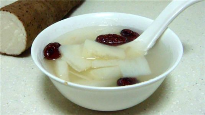 山药红枣糖水