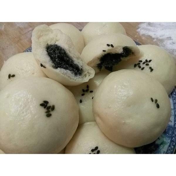 黑芝麻小糖包