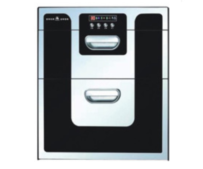  p>红牌100-18 消毒柜嵌入式设计,精致美观.