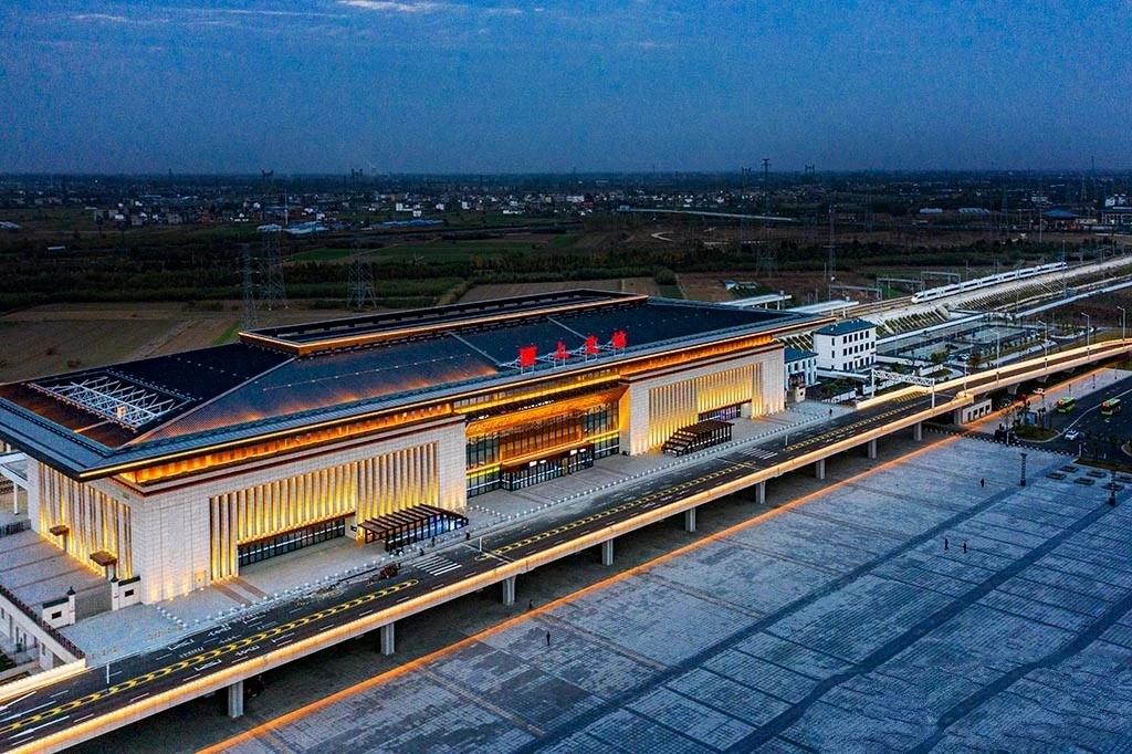  p>颍上北站(yingshangbei railway station)位于中国 a target="