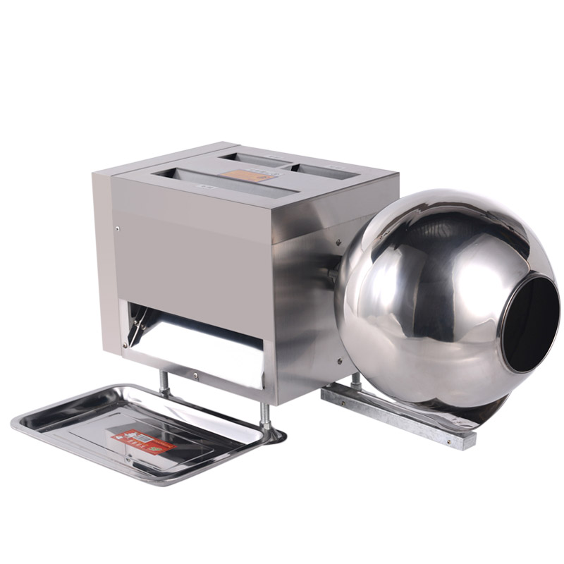 本机小巧美观,重量适中,既方便移动,又保证制丸的必要压力;压饼