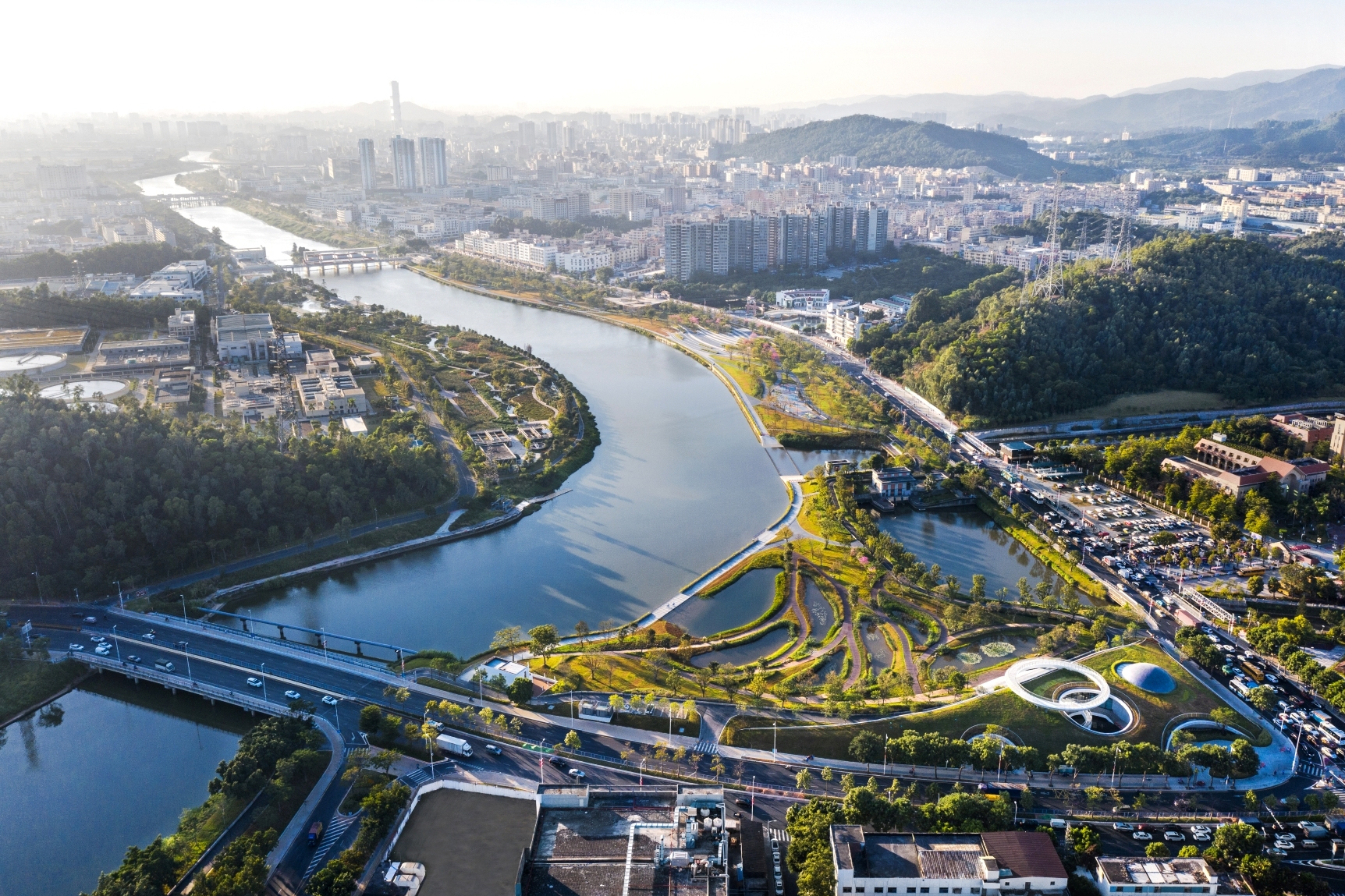 茅洲河碧道(the pilot section of maozhou river)是广东省深圳市宝安