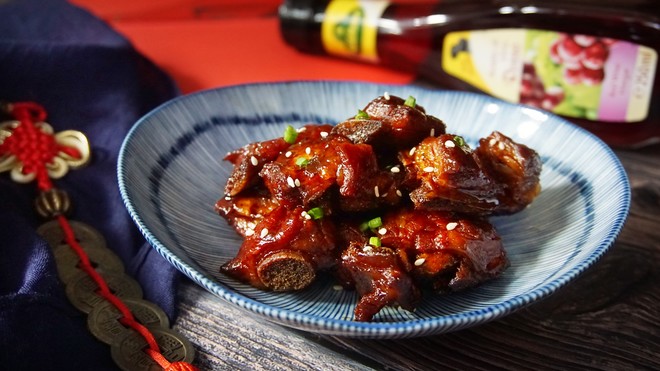 红酒炖排骨