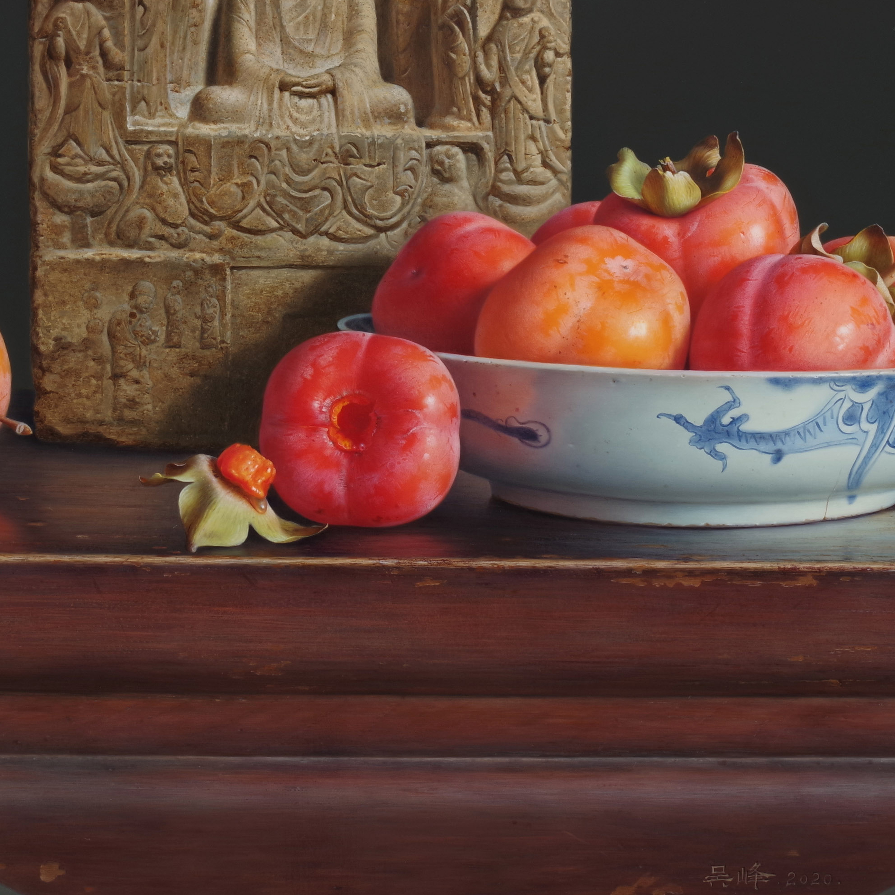 data-lemmaid="22119121">吴峰 /a>创作于2020年的超写实油画作品