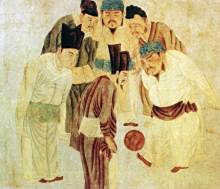 中国古代蹴鞠图