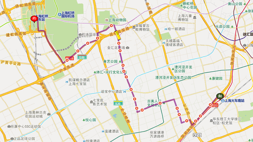 上海公交虹桥枢纽1路