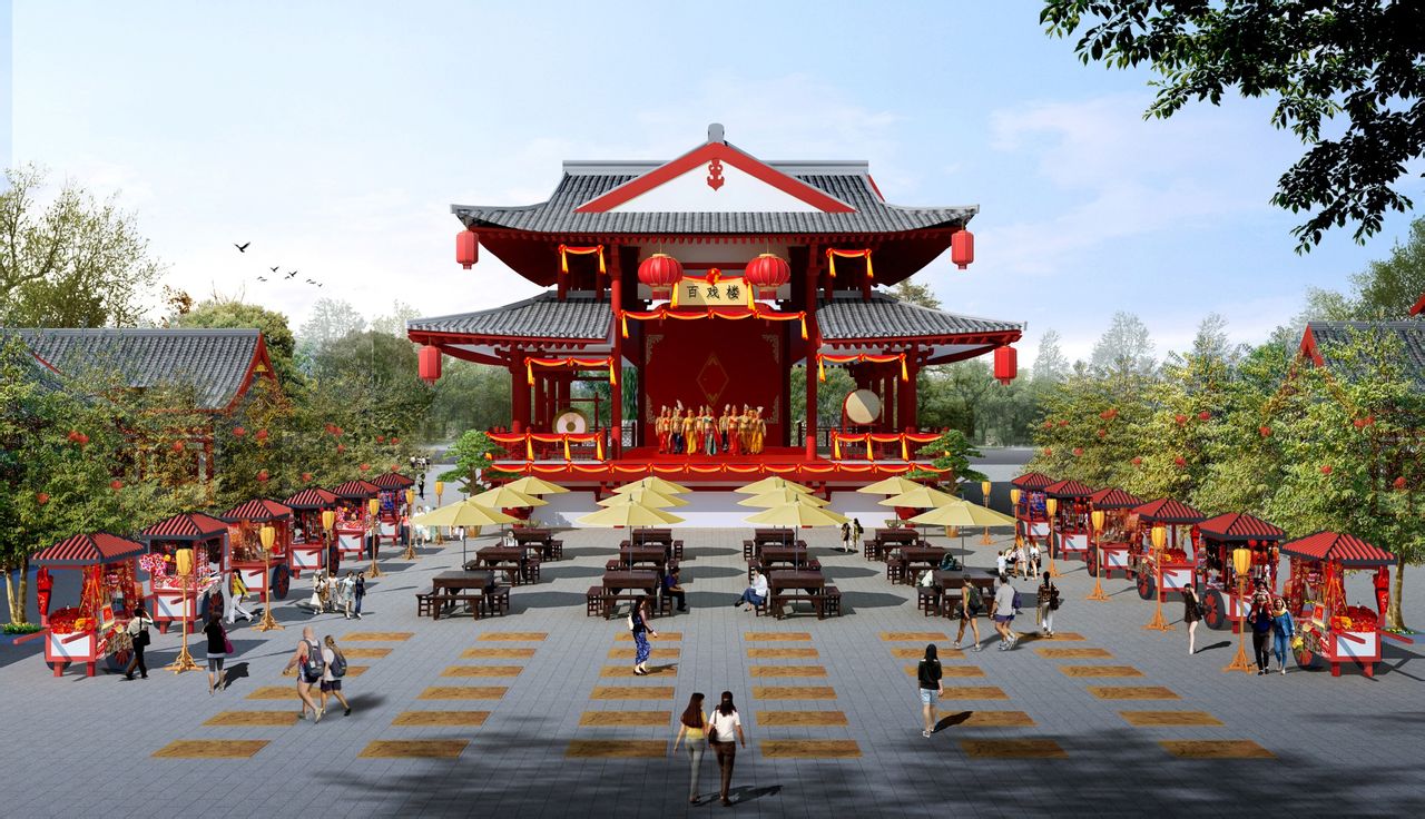 大唐芙蓉园·唐市街区