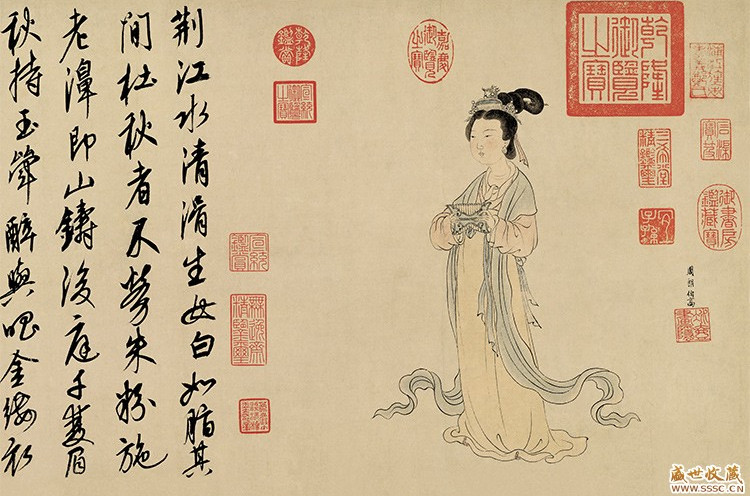 元周朗画杜秋娘图