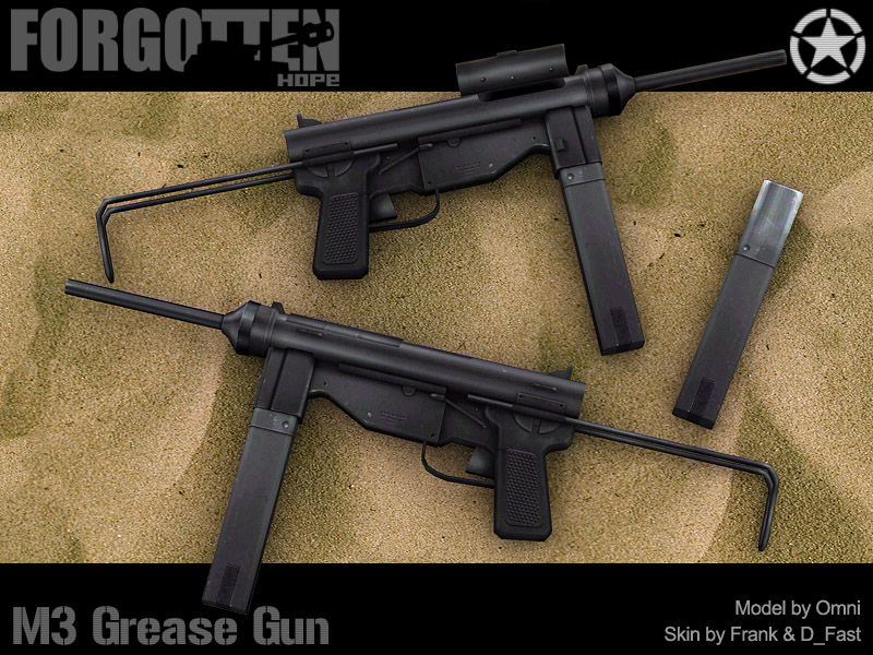 美国m3式和m3a1式11.43mm冲锋枪