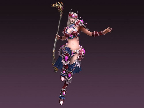  p>网络游戏《奇迹世界》角色.