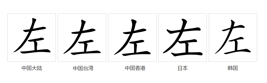 左（汉语文字）_百度百科