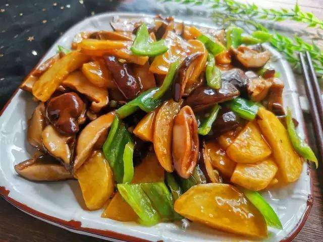 香菇土豆片