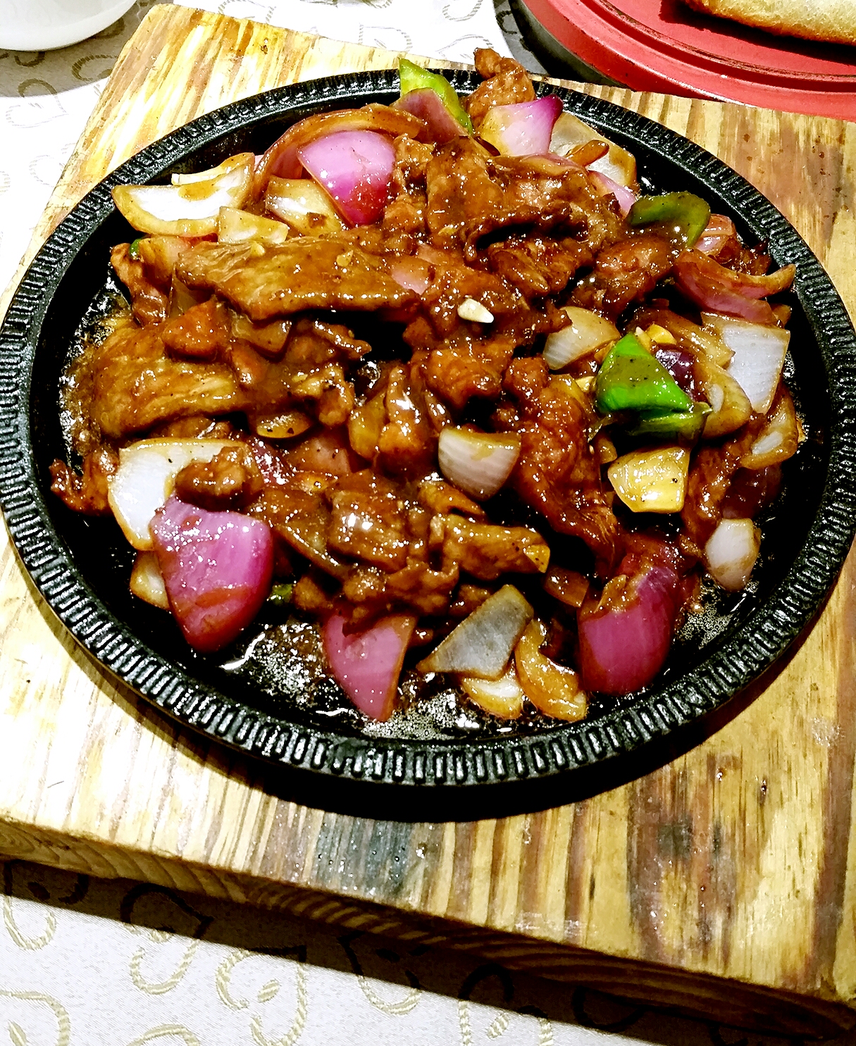 黑椒铁板牛柳