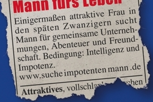 suche impotenten mann fürs leben