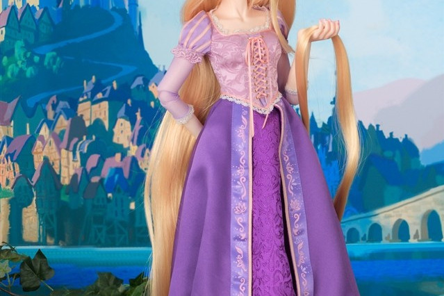 super dollfie 迪士尼公主魔法奇缘长发公主乐佩