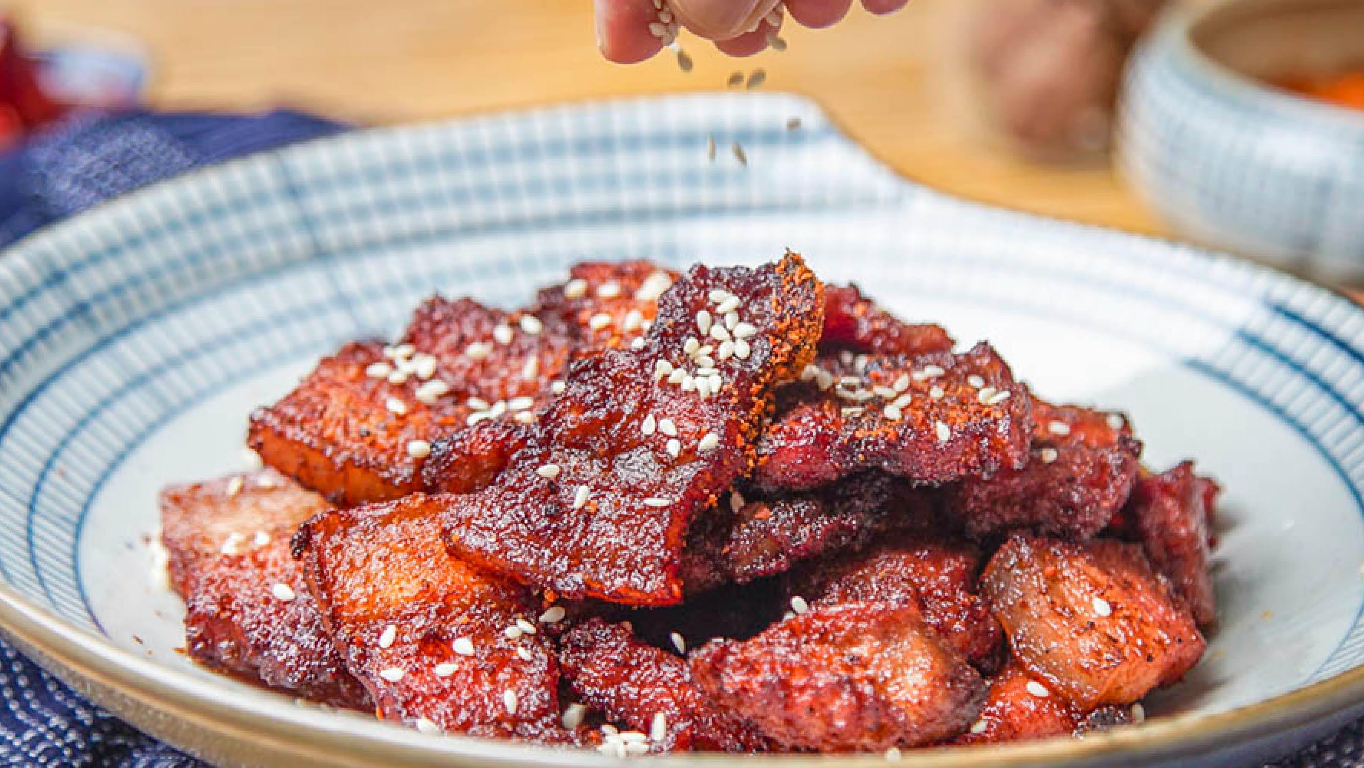 小羽私厨之香酥腐乳五花肉