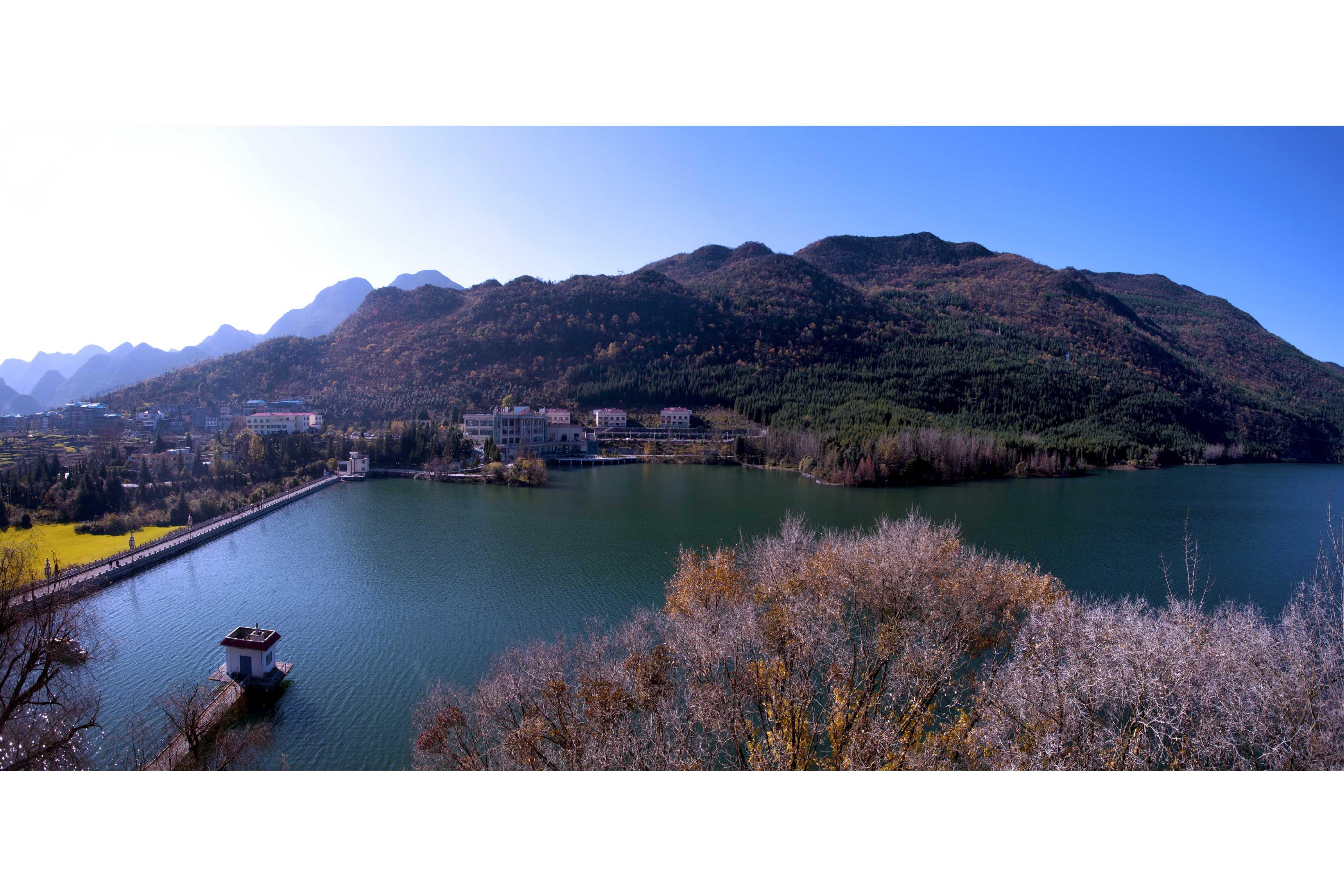 贵州省六盘水市境内的景点,前身是窑上水库