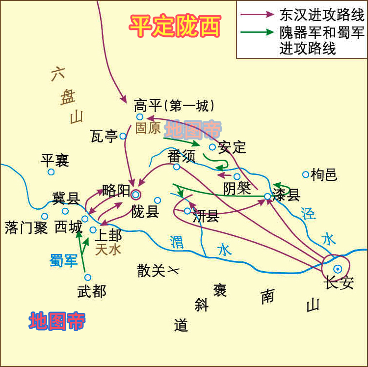 22张地图快速看汉朝历史（西汉和东汉）_百科TA说