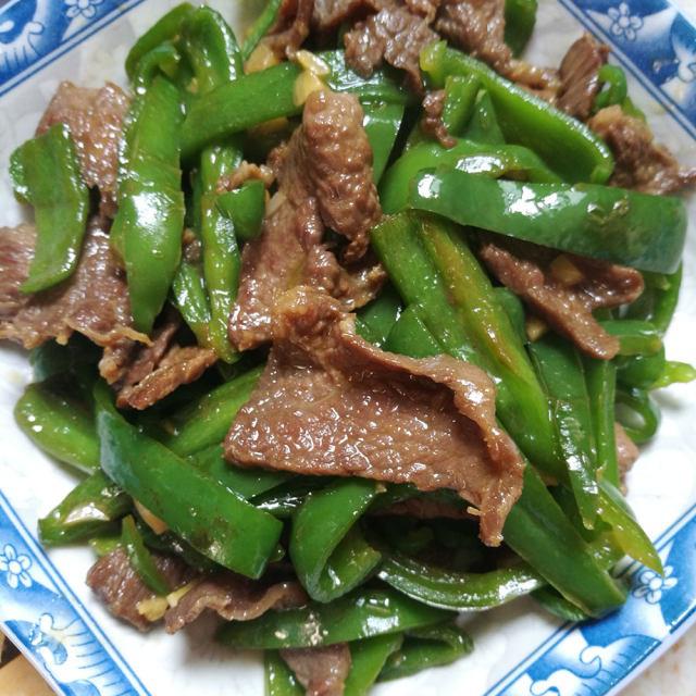 青椒炒牛柳