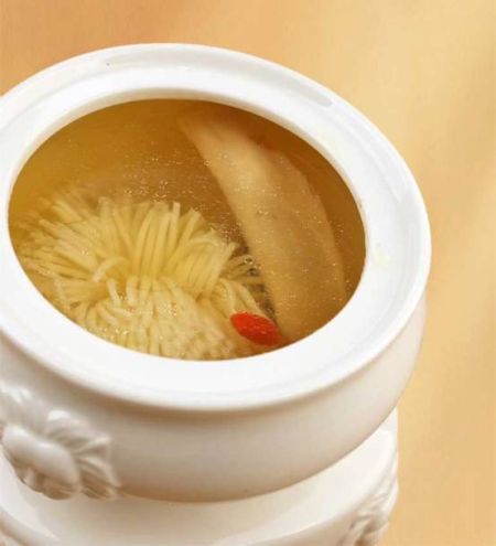 菊花豆腐煲