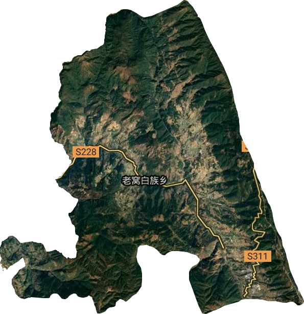 老窝镇卫星地图