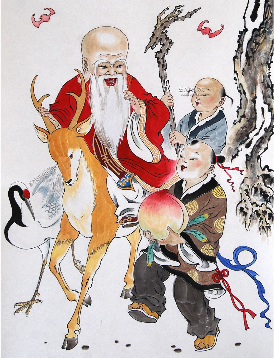  p>南极仙翁,为中国古代神话仙人,是古典小说及电视剧中衍生出来的