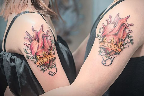 情侣纹身,作为一个载体,让情侣们在自己的身体上纹上了对方的名字,也