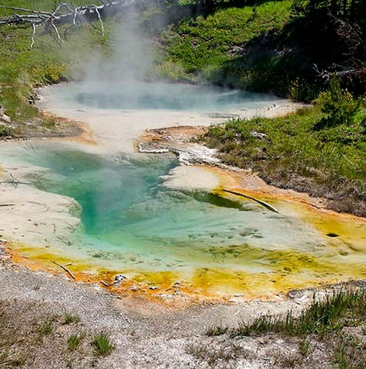 west thumb geyser basin geyser basin