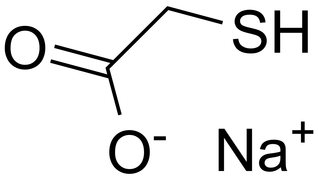  p>巯基乙酸钠(sodium thioglycolate),也叫做 a href="#" data-lemma