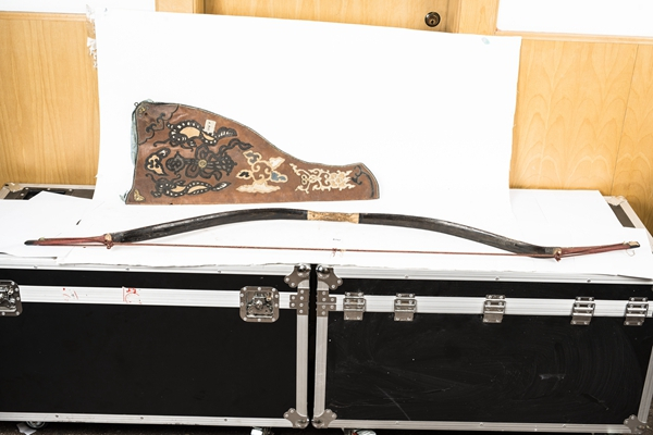 清牛皮面桃皮弓