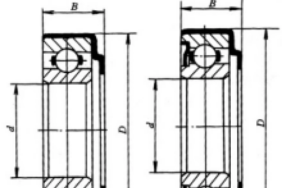 带外罩式深沟球轴承