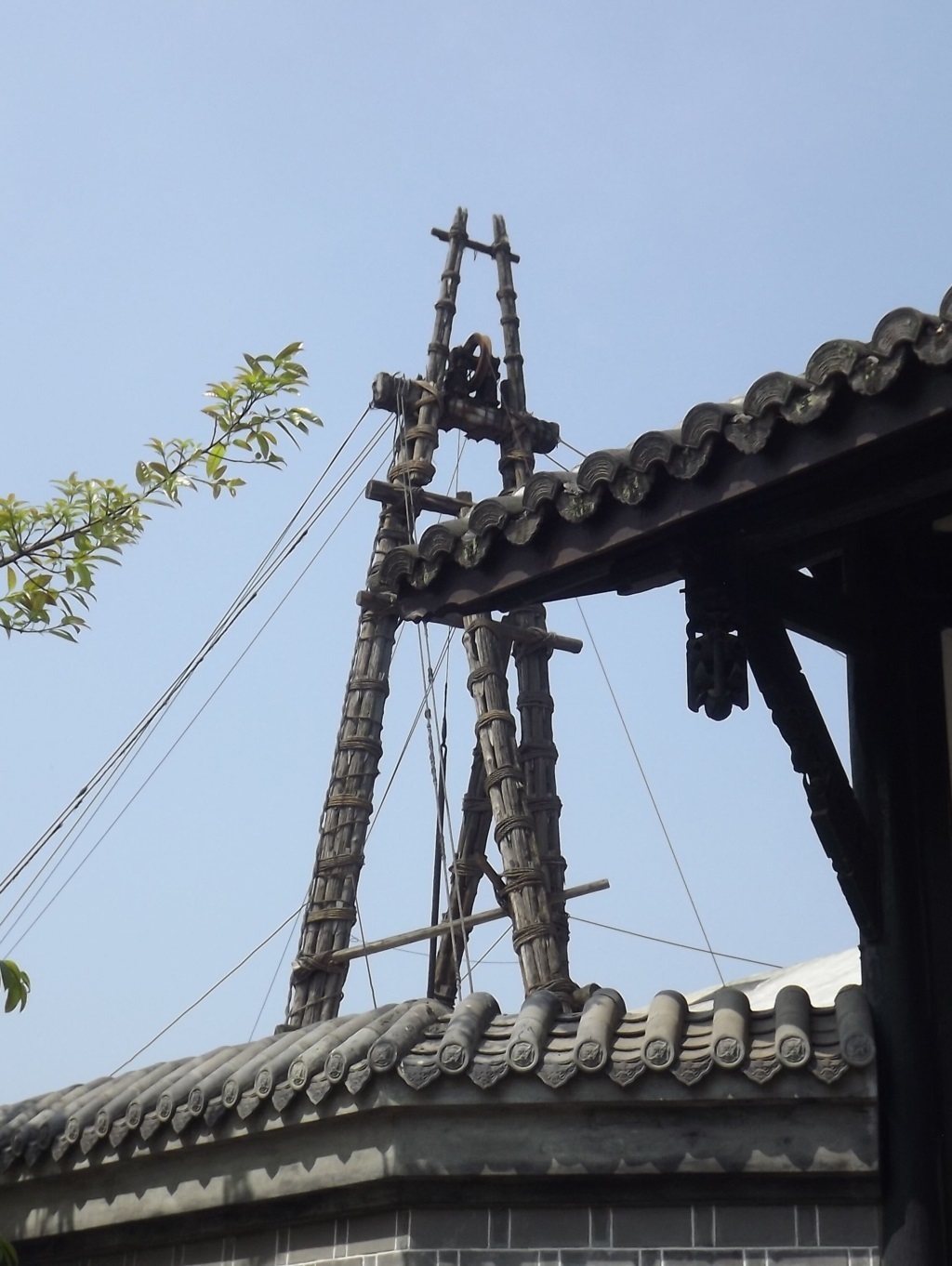  p data-id="t3iqwhoc5tys">天车,是自贡人对井盐采卤a字型木制井架特