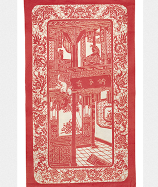 宜兴刻纸芮金富狮子楼