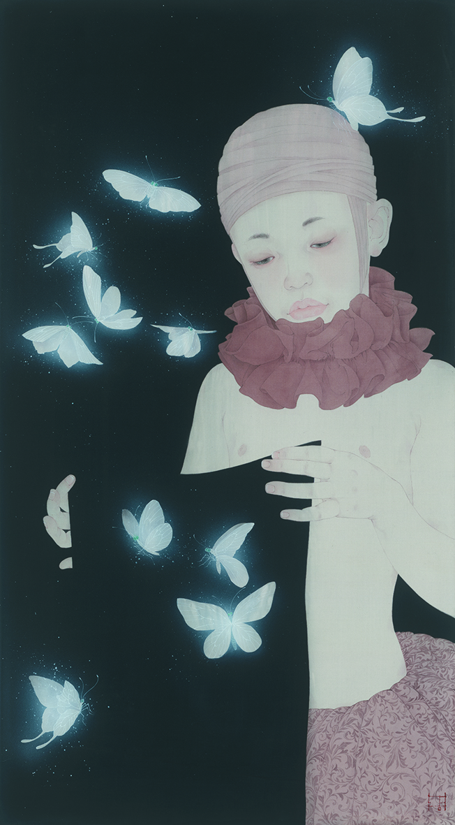 周雪工笔画儿童,儿童工笔画_大山谷图库