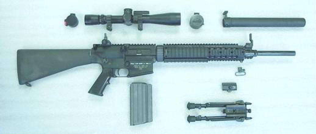 美国mk11狙击步枪