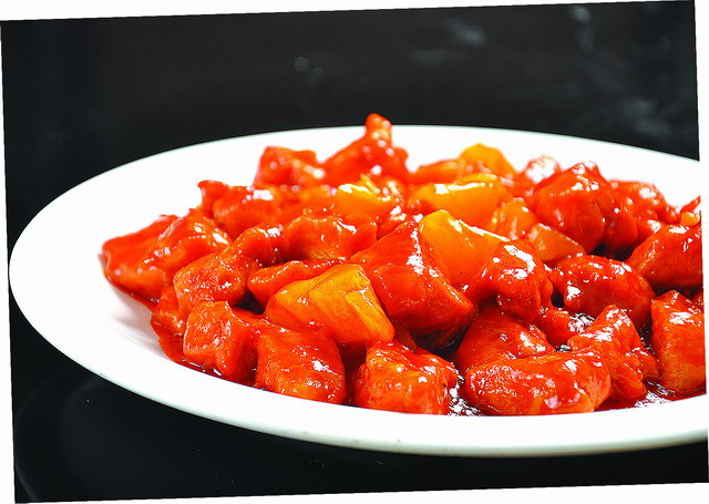 菠萝鸡块