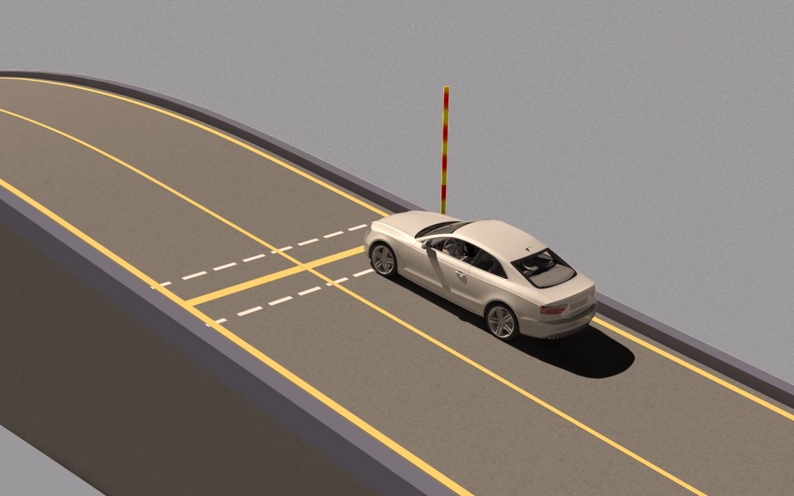 上坡定点停车与起步