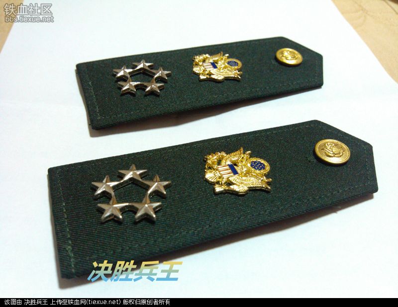  p>"五星上将"是美国特有军衔,正式设立于1944年12月,由美国国会批准.