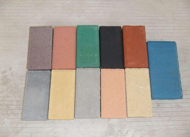 彩色混凝土路面砖