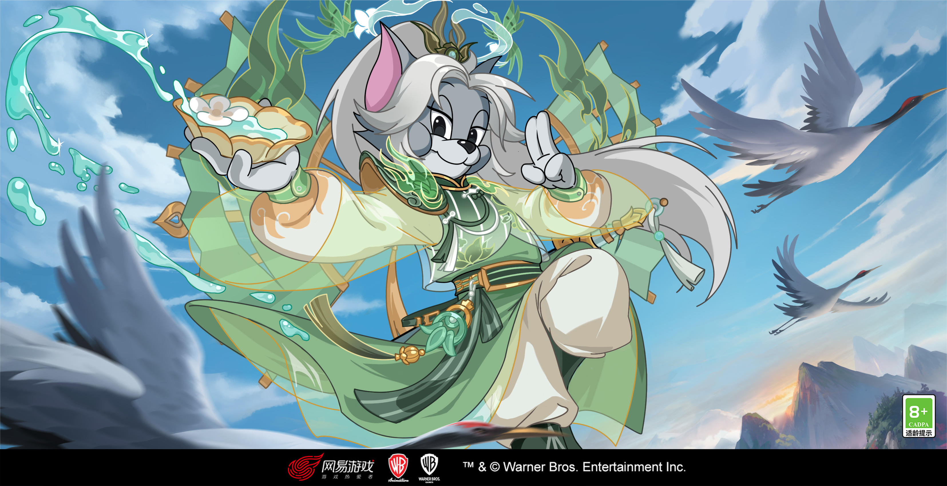 ">天使汤姆是《 a target="_blank" href="/item/猫和老鼠/17563470"