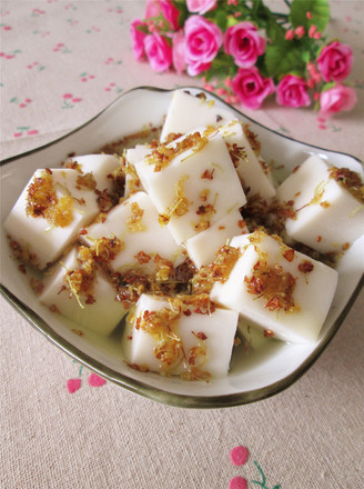 桂花奶豆腐